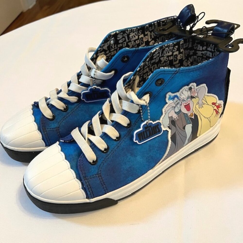 DISNEY | Ground Up Villains High-Top Sneakers-NEW